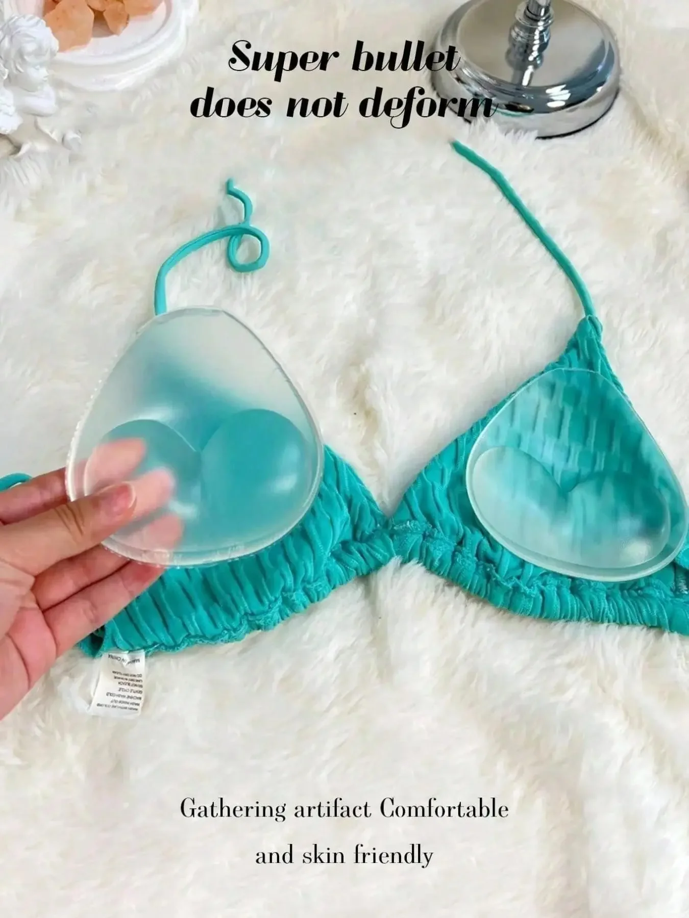 1 paire d'inserts de soutien-g - Push Up Bra Silicone avis et prix